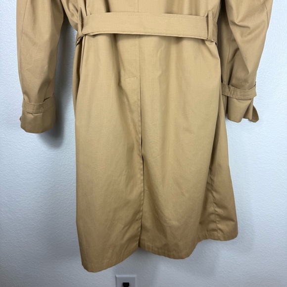 Clipper Mist vintage Classic Tan Trench Coat size 40 - Picture 7 of 14